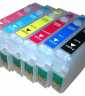 Komplet polnilnih kartuÅ¡ Fenix E-T0481, E-T0482, E-T0483, E-T0484, E-T0485, E-T0486 z ARC Äipom brez Ärnila  kartusa, toner, foto papir, panasonic, inkjet, laserjet