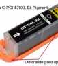 FENIX C-PGI-570XL PGBK Ärna 25ml za Canon Pixma MG5750, MG6850, MG6851, MG7750, MG7751, MG7752 - XL kapacitete (10%-14% VeÄ izpisa), kvaliteta izpisa enaka originalu  kartusa, toner, foto papir, panasonic, inkjet, laserjet