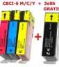 C-BCI-6 CYM+3eB komplet kartuÅ¡e za Canon PIXMA iP3000, iP4000, iP6000, iP8500, MP760, MP780, i560, i860, i910D, i950, i960, i860 = FENIX CBCI-6 cyan_yellow_magenta + Ärna 3ebk gratis kartusa, toner, foto papir, panasonic, inkjet, laserjet